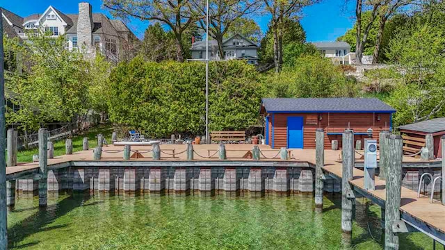 306 E Dixon Ave, Charlevoix, MI 49720 - dock area with a water view