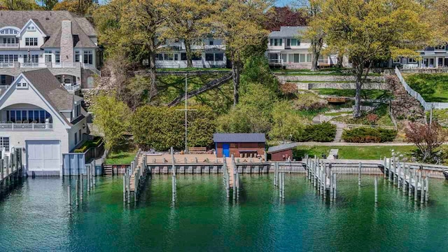 306 E Dixon Ave, Charlevoix, MI 49720 - dock with a water view