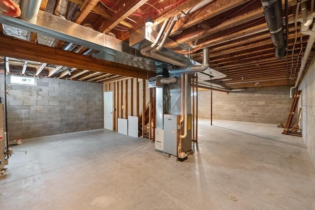 2508 Terpening Rd, Harbor Springs, MI 49740 - basement with heating unit