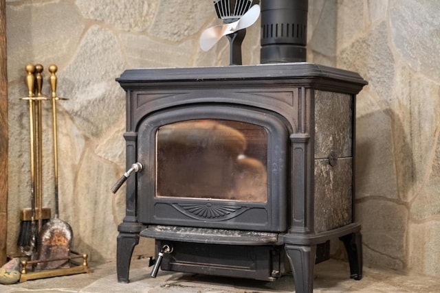 03675 Bc/Ej Rd, East Jordan, MI 49727 - detailed view of a wood stove