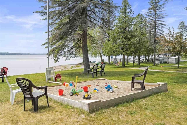 4460 E Fontenoy St, Boyne City, MI 49712 - view of community with a water view and a lawn