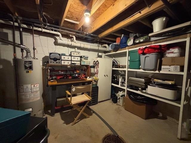 1020 Waukazoo, Petoskey, MI 49770 - storage room with water heater