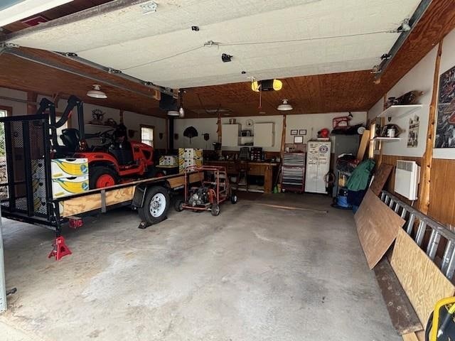 1020 Waukazoo, Petoskey, MI 49770 - garage with a garage door opener