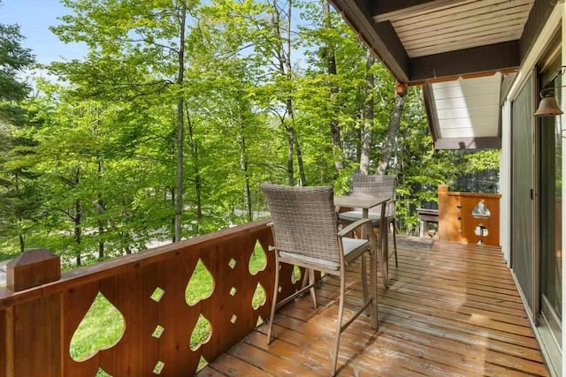 426 Chamonix Ln, Harbor Springs, MI 49740 - view of wooden deck