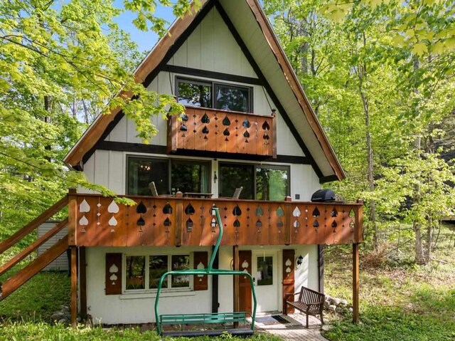 426 Chamonix Ln, Harbor Springs, MI 49740 - view of rear view of house