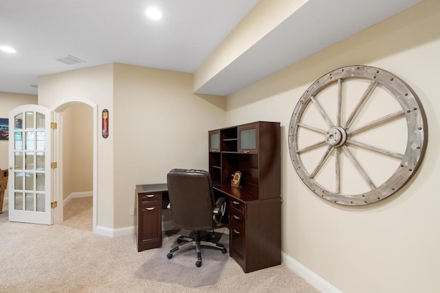 6707 Cottage Ct Unit 40, Bay Harbor, MI 49770 - office space featuring light colored carpet, baseboards, and recessed lighting