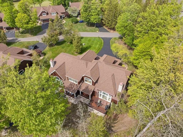6707 Cottage Ct Unit 40, Bay Harbor, MI 49770 - aerial perspective of suburban area