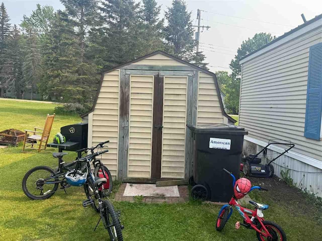 59 Tamarack Dr, East Jordan, MI 49727 - view of shed