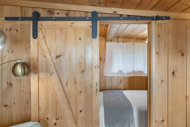 21677 Bluffs Hwy, Onaway, MI 49765 - detailed view of wooden walls