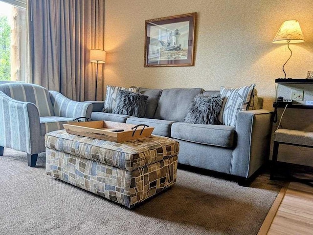2400 Troon S Unit 4101, Bellaire, MI 49615 - living room with wood finished floors