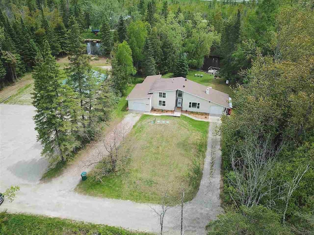3583 Canal, Indian River, MI 49749 - view of subject property featuring a heavily wooded area