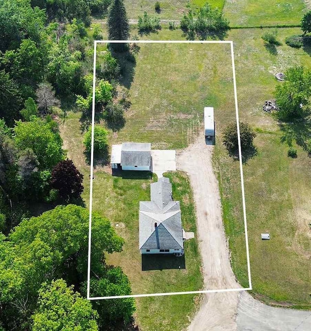 5791 Lebaron St, Levering, MI 49755 - view of property location featuring property boundaries highlighted