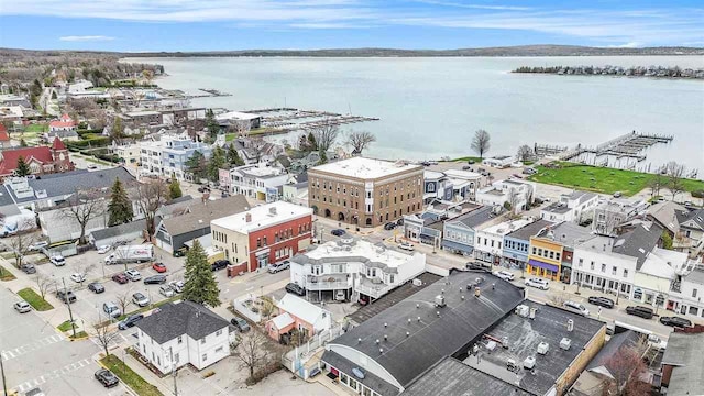 195 E Main St Unit 5, Harbor Springs, MI 49740 - drone / aerial view of a large body of water