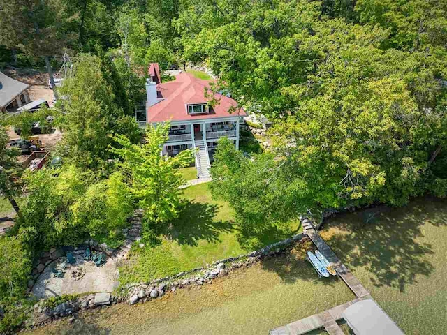 169 E Shadow Trails Rd, Boyne City, MI 49712 - view of subject property with a heavily wooded area