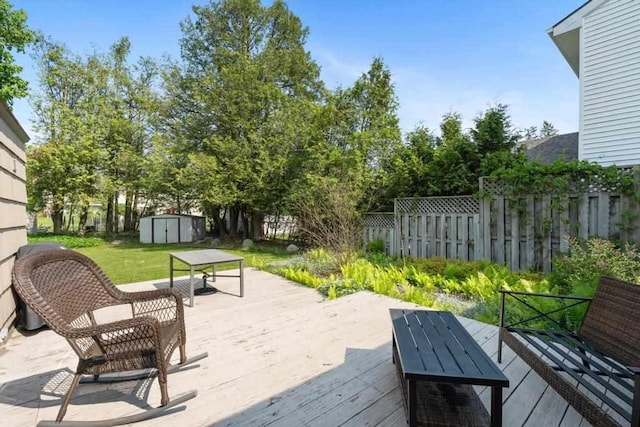 1029 Howard St, Petoskey, MI 49770 - view of wooden terrace