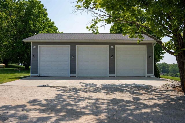 8512 Dutchman Bay Rd, East Jordan, MI 49727 - view of detached garage