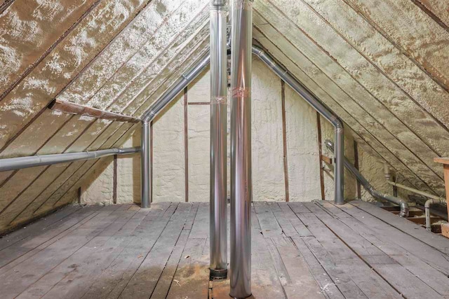 503 N Bridge St, Bellaire, MI 49615 - view of unfinished attic