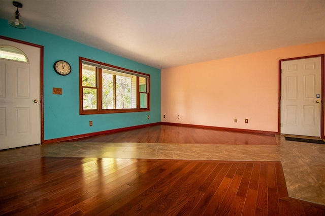 2335 Lone Pine Rd, Gaylord, MI 49735 - empty room featuring wood finished floors and baseboards