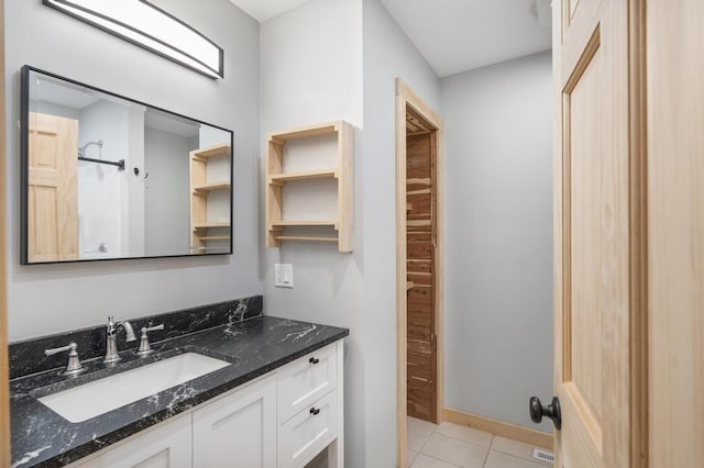 168 Townline Rd, Pellston, MI 49769 - full bath with tile patterned floors and vanity
