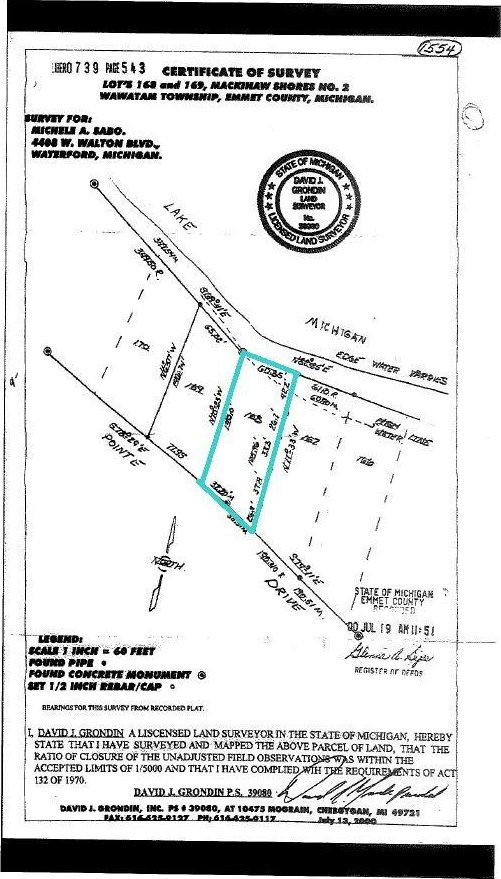3753 Pointe Dr, Carp Lake, MI 49718