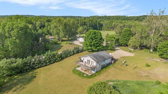 2160 Kladder Rd, Bellaire, MI 49615 - view of subject property featuring a heavily wooded area