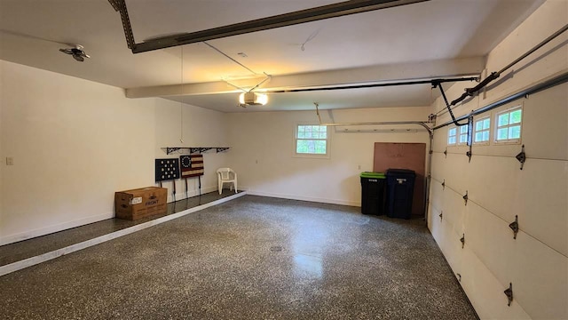 6069 Hills Cottage Ct Unit 5, Bay Harbor, MI 49770 - garage featuring a garage door opener and baseboards