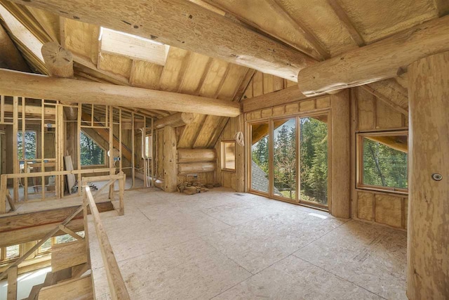 7177 Albany Point Rd, Presque Isle, MI 49777 - view of unfinished attic