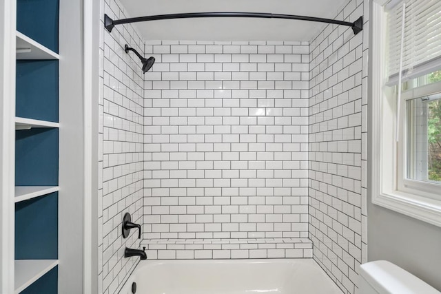 3049 Chippewa Beach Rd, Indian River, MI 49749 - full bath with washtub / shower combination and toilet