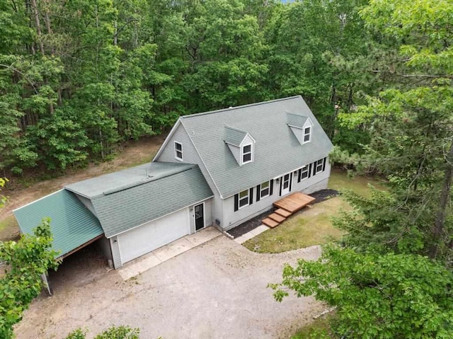 3049 Chippewa Beach Rd, Indian River, MI 49749 - view of subject property featuring a forest