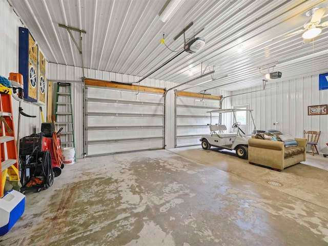 1922 Freeman Rd, East Jordan, MI 49727 - garage with a garage door opener