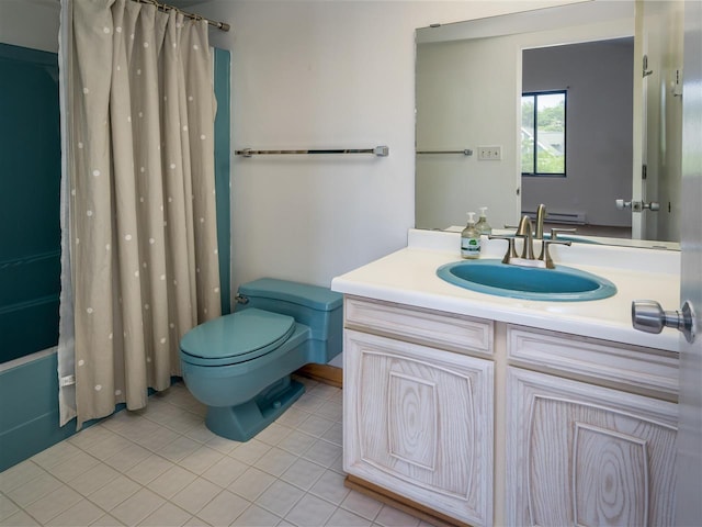 528 E Bay St Unit 30, Harbor Springs, MI 49740 - bathroom featuring tile patterned floors, vanity, and shower / tub combo
