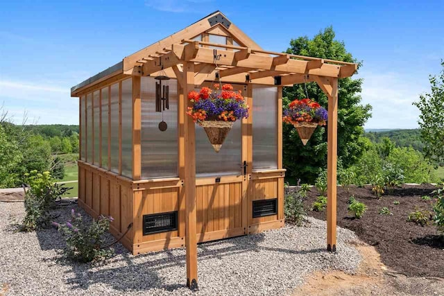 9235 Bailey Rd, East Jordan, MI 49727 - view of greenhouse