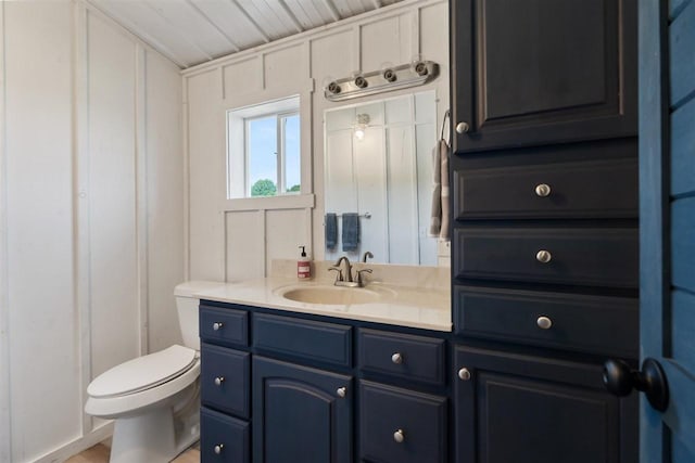 9235 Bailey Rd, East Jordan, MI 49727 - bathroom with vanity and toilet