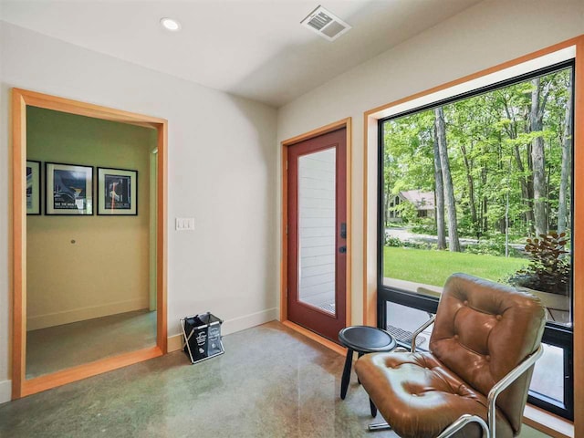 5277 Tyrol Ln, Harbor Springs, MI 49740 - sitting room featuring recessed lighting and carpet