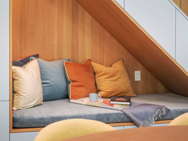 5277 Tyrol Ln, Harbor Springs, MI 49740 - living area with wooden walls