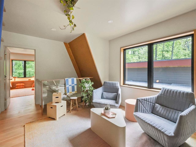 5277 Tyrol Ln, Harbor Springs, MI 49740 - living area featuring wood finished floors