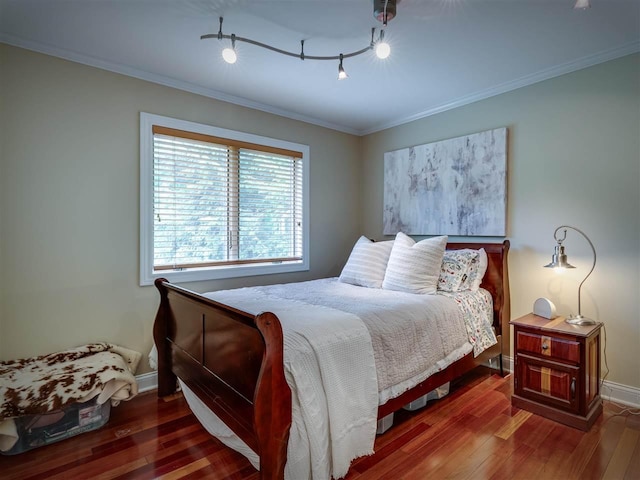 6598 Forest Way, Harbor Springs, MI 49740 - bedroom featuring wood-type flooring and ornamental molding
