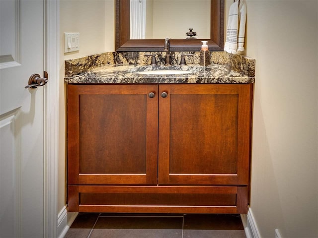 6598 Forest Way, Harbor Springs, MI 49740 - bathroom featuring vanity and tile patterned flooring