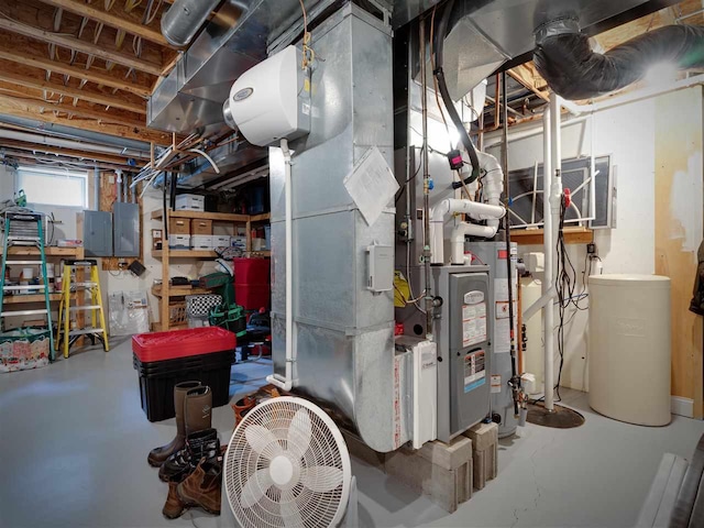 6598 Forest Way, Harbor Springs, MI 49740 - utilities with electric panel and water heater