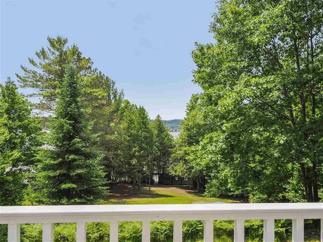 1885 Lalonde Rd, East Jordan, MI 49727 - view of yard with a balcony