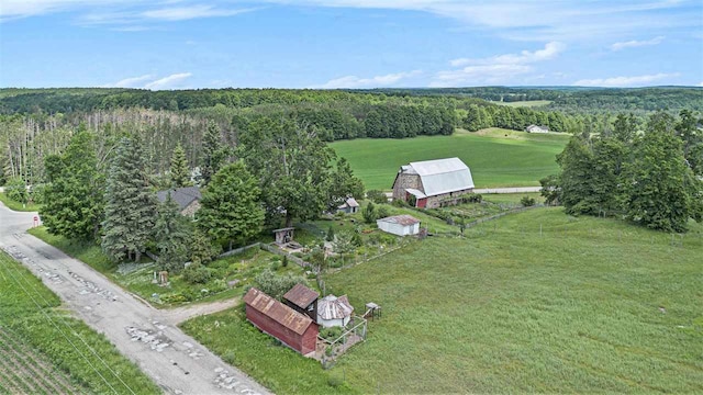 5980 Stanek Rd, East Jordan, MI 49727 - aerial view of a heavily wooded area