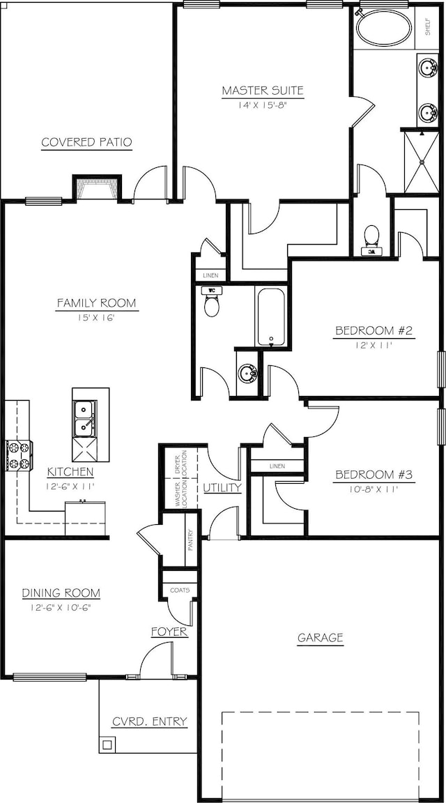 3320 Navin Trl, Roebuck, SC 29376 - view of property floor plan