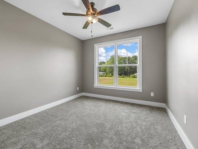 708 Mello Dr, Lyman, SC 29365 - carpeted spare room featuring baseboards and ceiling fan