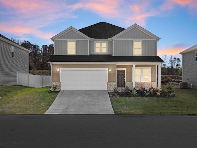 119 Martel Dr, Spartanburg, SC 29301 - view of front of home with concrete driveway and an attached garage
