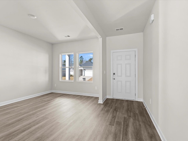 119 Martel Dr, Spartanburg, SC 29301 - foyer entrance featuring wood finished floors and baseboards