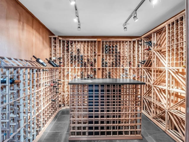 110 W King Ridge St, Gaffney, SC 29341 - wine cellar with track lighting