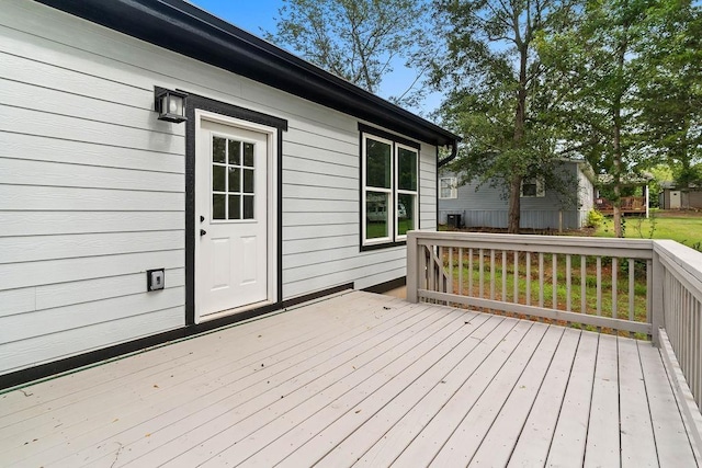 331 Skyline Rd, Greer, SC 29651 - view of wooden terrace