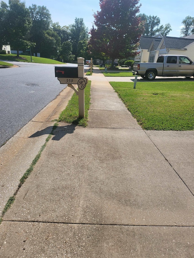 359 Edgemont Ave, Spartanburg, SC 29301 - view of asphalt street with sidewalks