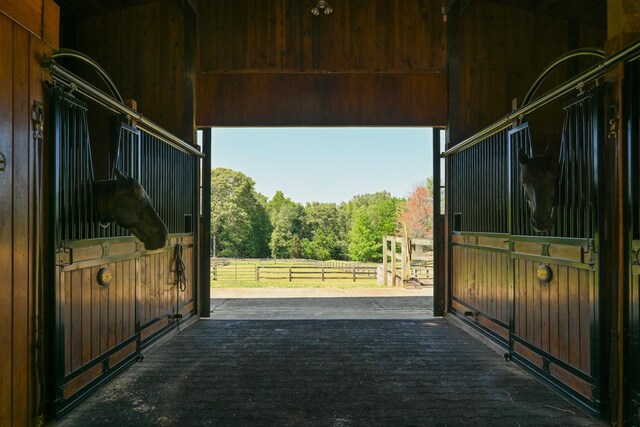 835 Jackson Grove Rd, Columbus, NC 28722 - horse barn with a view of trees