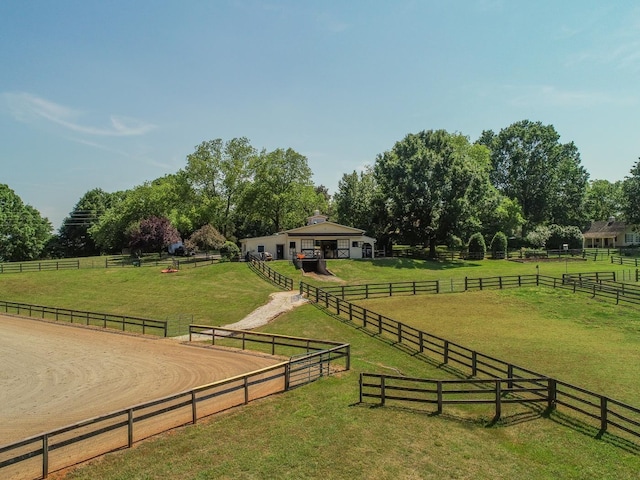 835 Jackson Grove Rd, Columbus, NC 28722 - view of community with a view of rural / pastoral area, an enclosed horse arena, and a lawn